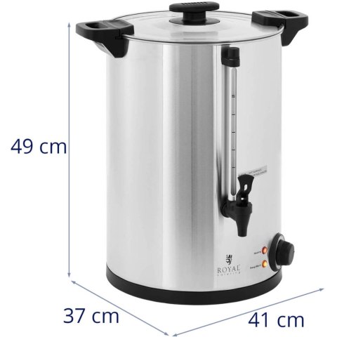 Warnik podgrzewacz do wody z podwójnymi ściankami 16.5 L 2500 W srebrny Warnik podgrzewacz do wody z podwójnymi ściankami 16.5 L 2500 W srebrny