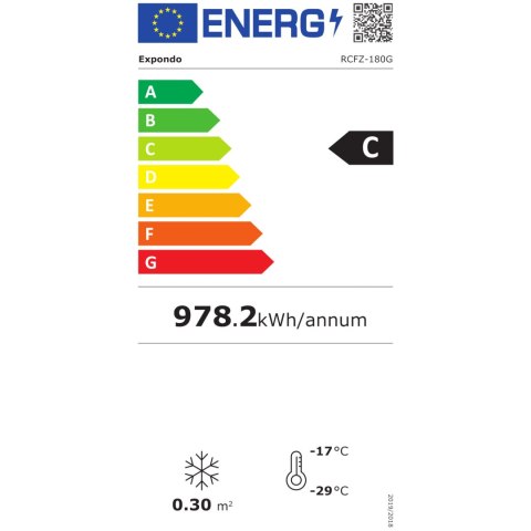 Zamrażarka skrzyniowa przeszklona do lodów mrożonek 180 l 180 W Zamrażarka skrzyniowa przeszklona do lodów mrożonek 180 l 180 W