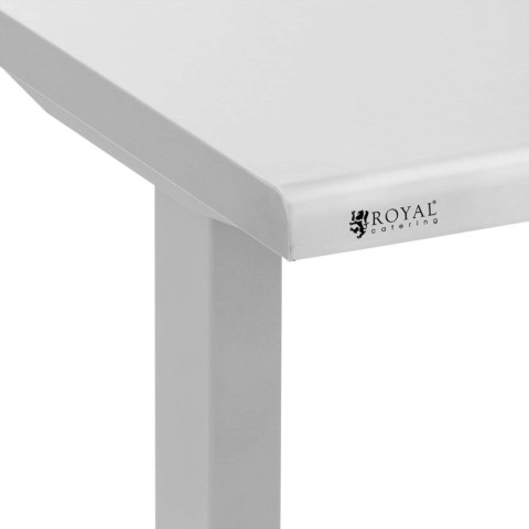 Stół stalowy gastronomiczny z regulowaną wysokością 126 x 60 x 71.5-102 cm Stół stalowy gastronomiczny z regulowaną wysokością 126 x 60 x 71.5-102 cm