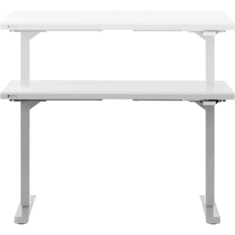 Stół stalowy gastronomiczny z regulowaną wysokością 126 x 60 x 71.5-102 cm Stół stalowy gastronomiczny z regulowaną wysokością 126 x 60 x 71.5-102 cm