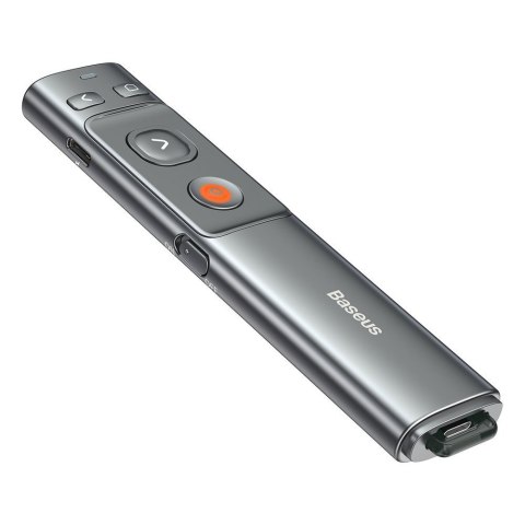Wskaźnik laserowy pilot do prezentacji PC z wbudowanym akumulatorem Orange Dot szary Wskaźnik laserowy pilot do prezentacji PC z wbudowanym akumulatorem Orange Dot szary