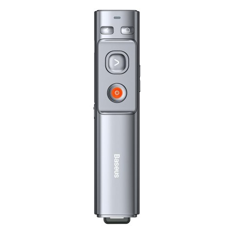 Wskaźnik laserowy pilot do prezentacji PC z wbudowanym akumulatorem Orange Dot szary Wskaźnik laserowy pilot do prezentacji PC z wbudowanym akumulatorem Orange Dot szary