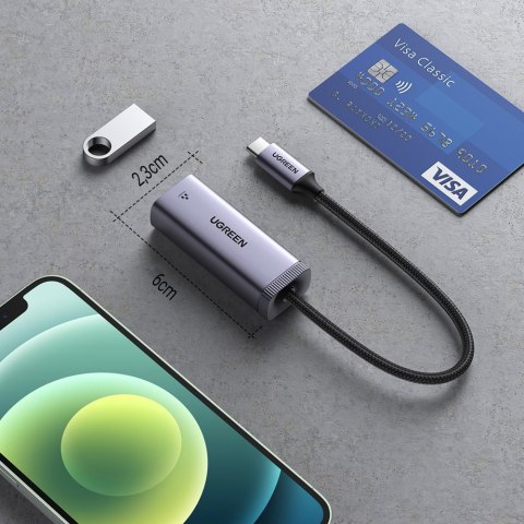 Zewnętrzna karta sieciowa USB Typ C - RJ45 1Gbps Zewnętrzna karta sieciowa USB Typ C - RJ45 1Gbps