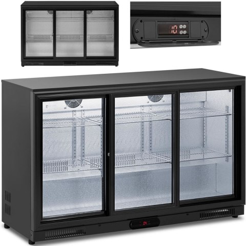 Lodówka chłodziarka barowa na napoje przeszklona 318 l 220 W Lodówka chłodziarka barowa na napoje przeszklona 318 l 220 W