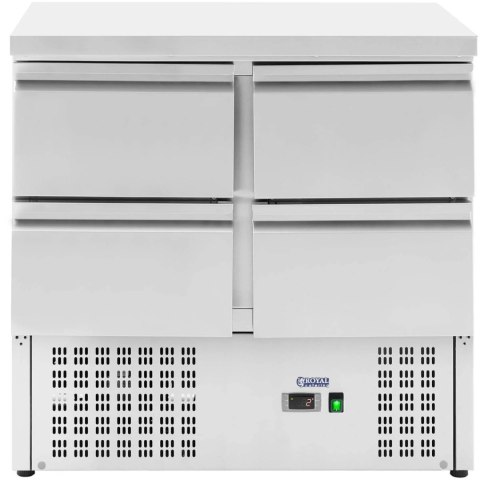 Stół chłodniczy z blatem roboczym 4 szufladami 4 x GN 1/2 220 l 235 W Stół chłodniczy z blatem roboczym 4 szufladami 4 x GN 1/2 220 l 235 W
