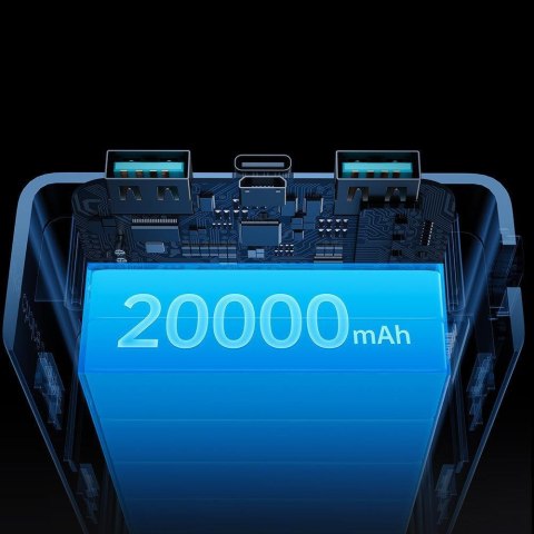 Powerbank 20000mAh Dazzling Series 22.5W czarny