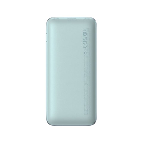 Powerbank Bipow Pro 10000mAh 20W z kablem USB USB-C 3A 0.3m niebieski