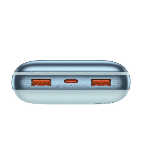 Powerbank Bipow Pro 20000mAh 22.5W z kablem USB USB-C 0.3m niebieski Powerbank Bipow Pro 20000mAh 22.5W z kablem USB USB-C 0.3m niebieski