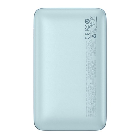 Powerbank Bipow Pro 20000mAh 22.5W z kablem USB USB-C 0.3m niebieski Powerbank Bipow Pro 20000mAh 22.5W z kablem USB USB-C 0.3m niebieski