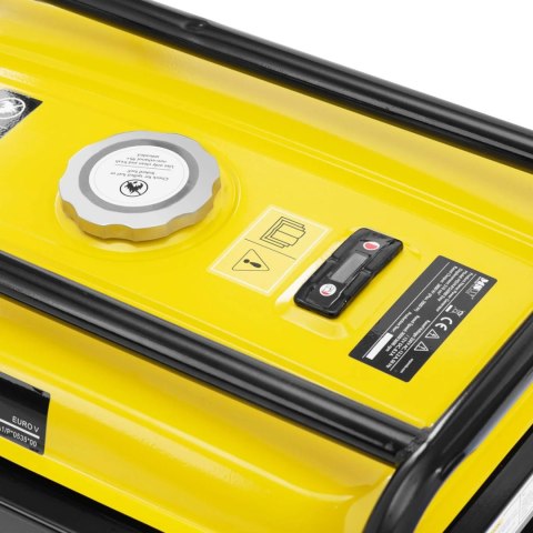 Agregat prądotwórczy generator prądu z rozruchem ręcznym elektrycznym 15 l 12/230 V 3000 W Agregat prądotwórczy generator prądu z rozruchem ręcznym elektrycznym 15 l 12/230 V 3000 W