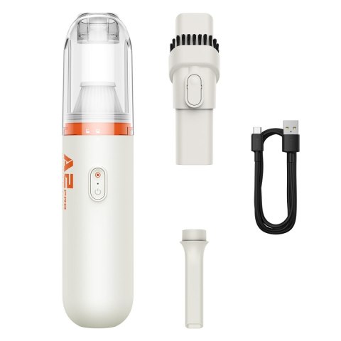 Bezprzewodowy odkurzacz samochodowy Baseus A2 PRO 80W - biały