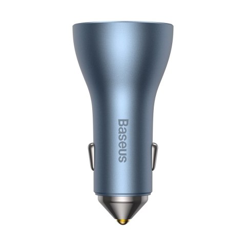 Ładowarka samochodowa PRO USB-A + 2x USB-C 65W QC4.0 - niebieski