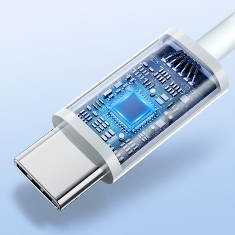 Kabel przewód do telefonów iPhone MFi USB-C - Lightning 27W PD 2m biały Kabel przewód do telefonów iPhone MFi USB-C - Lightning 27W PD 2m biały