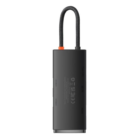 Wielofunkcyjny HUB Lite Series USB-C 2x USB PD HDMI SD/TF czarny Wielofunkcyjny HUB Lite Series USB-C 2x USB PD HDMI SD/TF czarny