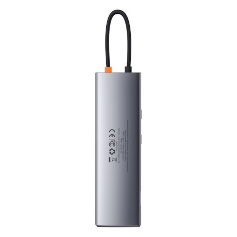 Wielofunkcyjny HUB replikator portów USB-C Metal Gleam 11w1 szary Wielofunkcyjny HUB replikator portów USB-C Metal Gleam 11w1 szary
