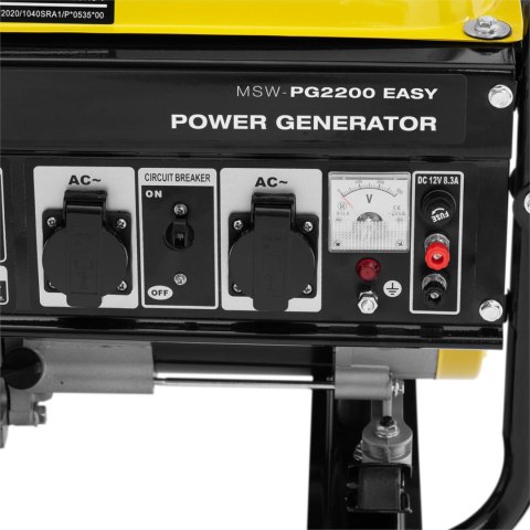 Agregat prądotwórczy mobilny z rozrusznikiem AC 230V / DC 12V 2200W Agregat prądotwórczy mobilny z rozrusznikiem AC 230V / DC 12V 2200W