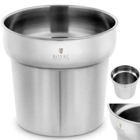 Pojemnik stalowy nierdzewny do dyspensera na sos 6.6L Pojemnik stalowy nierdzewny do dyspensera na sos 6.6L
