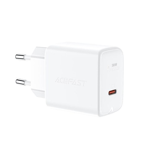 Ładowarka sieciowa GaN USB-C 30W PD QC 3.0 AFC FCP biały Ładowarka sieciowa GaN USB-C 30W PD QC 3.0 AFC FCP biały