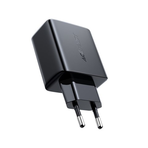 Ładowarka sieciowa USB-C USB 32W PPS PD QC 3.0 AFC FCP czarny Ładowarka sieciowa USB-C USB 32W PPS PD QC 3.0 AFC FCP czarny