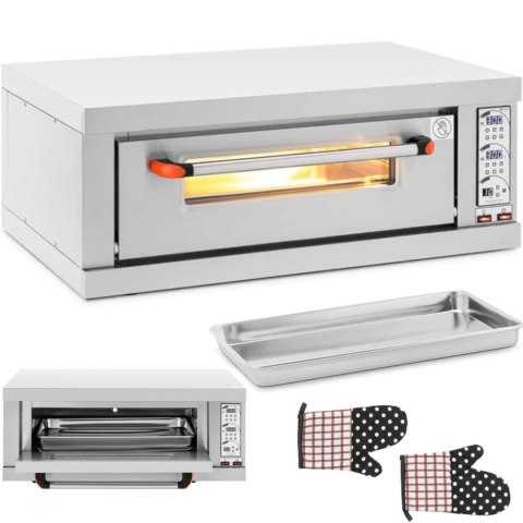 Piec piekarniczy cukierniczy forma blacha 60x40x5cm 300C 3200W 230V Piec piekarniczy cukierniczy forma blacha 60x40x5cm 300C 3200W 230V