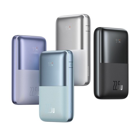 Powerbank Bipow Pro 20000mAh 22.5W z kablem USB - USB-C 3A 0.3m biały
