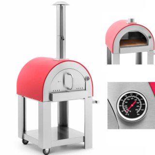 Domowy piec do pizzy opalany drewnem na podstawie śr. 40cm 220C