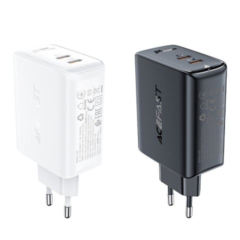 Ładowarka sieciowa A29 GaN dwa porty USB-C PD 50W czarny Ładowarka sieciowa A29 GaN dwa porty USB-C PD 50W czarny