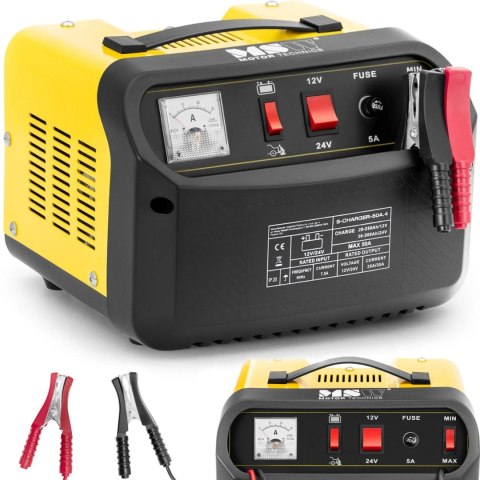Prostownik samochodowy z rozruchem awaryjnym 12/24 V 45 A Prostownik samochodowy z rozruchem awaryjnym 12/24 V 45 A