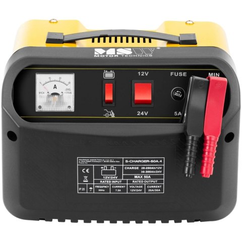 Prostownik samochodowy z rozruchem awaryjnym 12/24 V 45 A Prostownik samochodowy z rozruchem awaryjnym 12/24 V 45 A