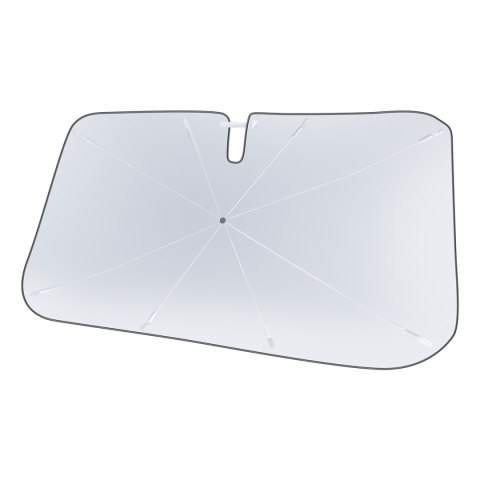 Parasol przeciwsłoneczny osłona na przednią szybę do auta CoolRide 141x75cm czarny