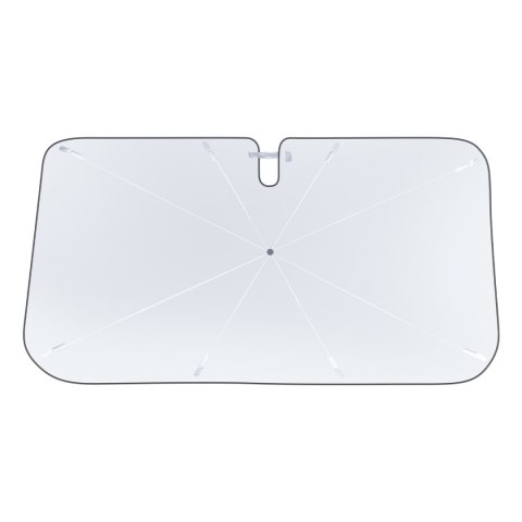 Parasol przeciwsłoneczny osłona na przednią szybę do auta CoolRide 141x75cm czarny