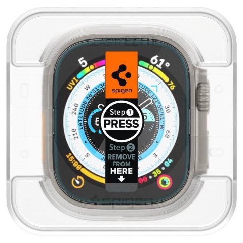 Szkło hartowane GlastR EZ Fit na Apple Watch Ultra 49mm ZESTAW 2 szt. Szkło hartowane GlastR EZ Fit na Apple Watch Ultra 49mm ZESTAW 2 szt.