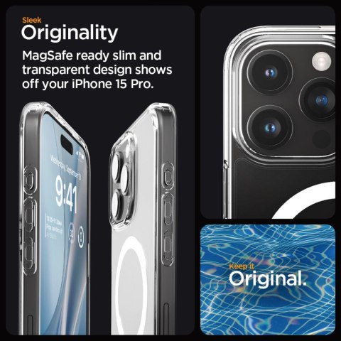 Etui Ultra Hybrid Mag z MagSafe na iPhone 15 Pro przezroczyste