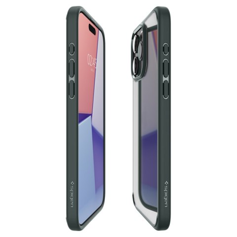 Etui Ultra Hybrid na iPhone 15 Pro Max ciemnozielone