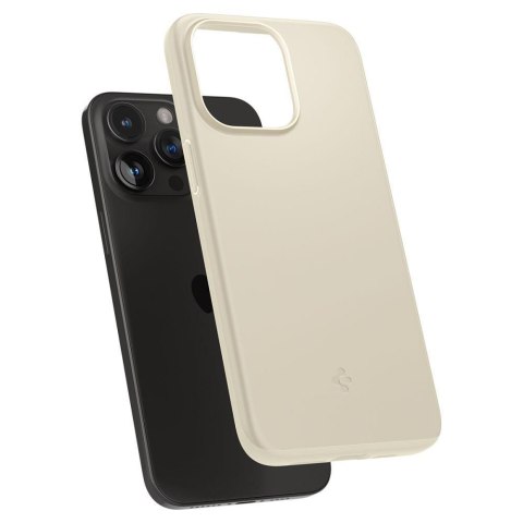 Etui ochronne do iPhone 15 Pro Max Thin Fit beżowe Etui ochronne do iPhone 15 Pro Max Thin Fit beżowe