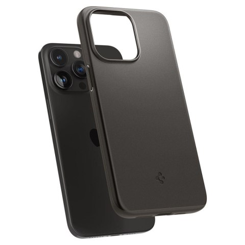 Etui ochronne do iPhone 15 Pro Thin Fit szare Etui ochronne do iPhone 15 Pro Thin Fit szare