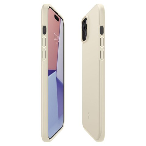 Etui ochronne do iPhone 15 Thin Fit beżowe Etui ochronne do iPhone 15 Thin Fit beżowe