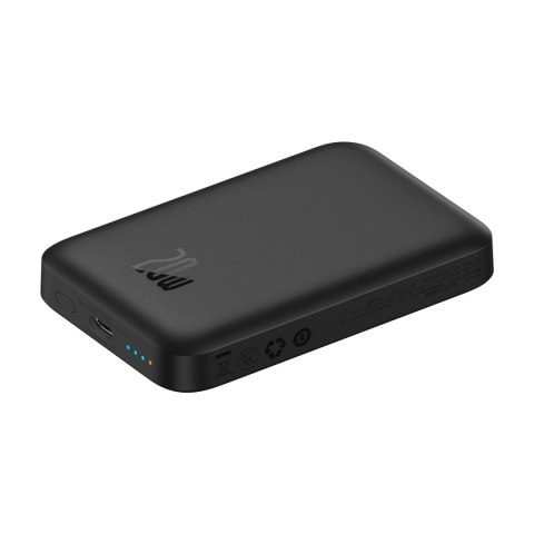 Powerbank z bezprzewodową ładowarką 20W z MagSafe i USB-C czarny