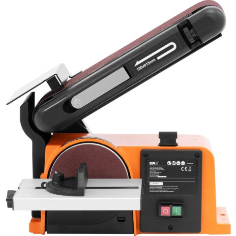 Szlifierka stołowa taśmowo-tarczowa śr. 150 mm 370 W Szlifierka stołowa taśmowo-tarczowa śr. 150 mm 370 W