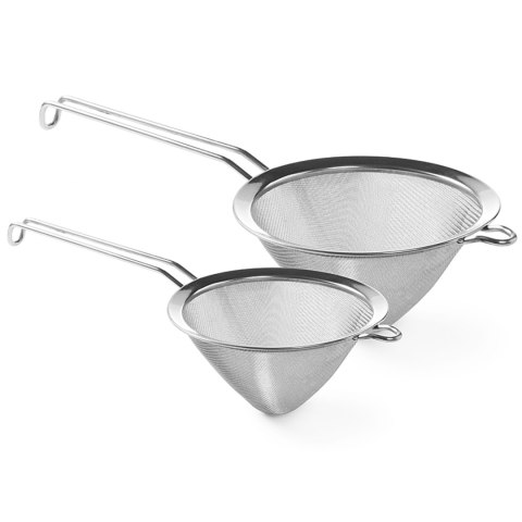 Sito chińskie stożkowe z gęstą siatką ze stali śr. 160mm - Hendi 647516 Sito chińskie stożkowe z gęstą siatką ze stali śr. 160mm - Hendi 647516