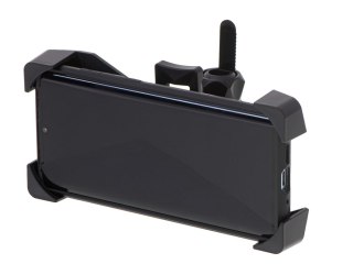 Uchwyt rowerowy motocyklowy na telefon czarny C51 stabilny