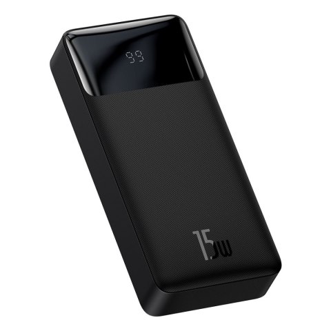 Bipow powerbank z szybkim ładowaniem 20000mAh 15W USB microUSB 25cm czarny