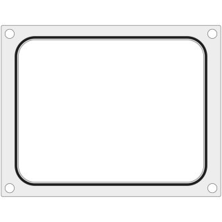 Matryca forma do zgrzewarki Hendi na tackę pojemnik bez podziału 227x178 mm - Hendi 805572