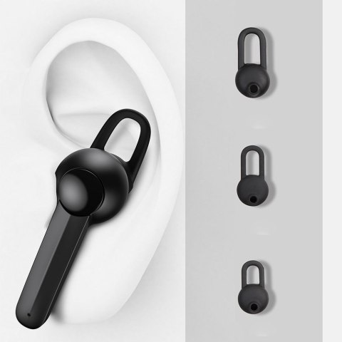 Mini zestaw słuchawkowy A05 Bluetooth 5.0 + stacja dokująca USB czarny