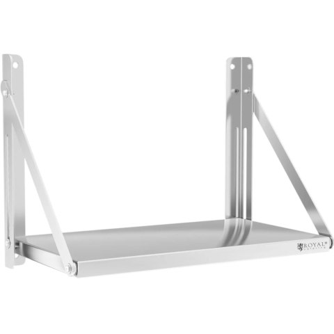 Półka ścienna gastronomiczna składana ze stali nierdzewnej do 40 kg 60 x 30 cm Półka ścienna gastronomiczna składana ze stali nierdzewnej do 40 kg 60 x 30 cm