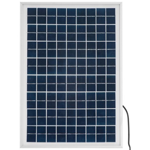Stacja zasilania ładująca z panelem solarnym 2x lampa LED 2x USB 6x 12V DC 84 Wh Stacja zasilania ładująca z panelem solarnym 2x lampa LED 2x USB 6x 12V DC 84 Wh
