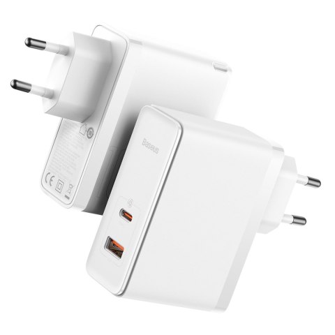 Szybka uniwersalna ładowarka sieciowa GaN5 Pro USB-C USB 100W PD QC AFC biały Szybka uniwersalna ładowarka sieciowa GaN5 Pro USB-C USB 100W PD QC AFC biały