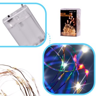 Lampki LED druciki dekoracyjne świąteczne choinkowe 10m 100LED multikolor