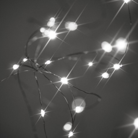 Lampki LED druciki dekoracyjne świąteczne choinkowe 10m 100LED zimny biały
