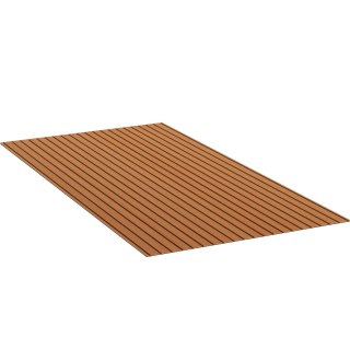 Mata podłogowa samoprzylepna antypoślizgowa do łodzi basenów 240 x 120 cm - brązowa